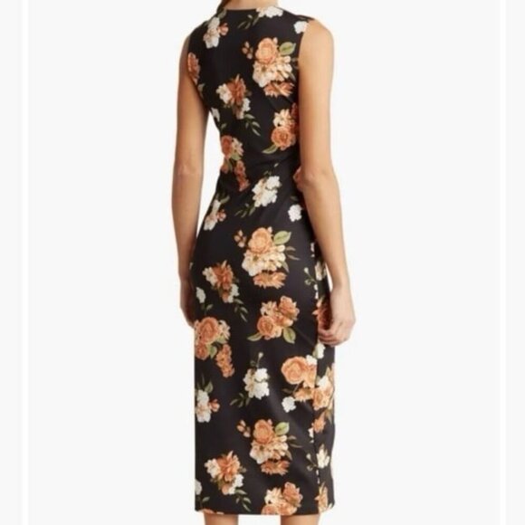 WeWoreWhat muscle tank midi dress longer length floral print Size small NWT - Picture 2 of 6